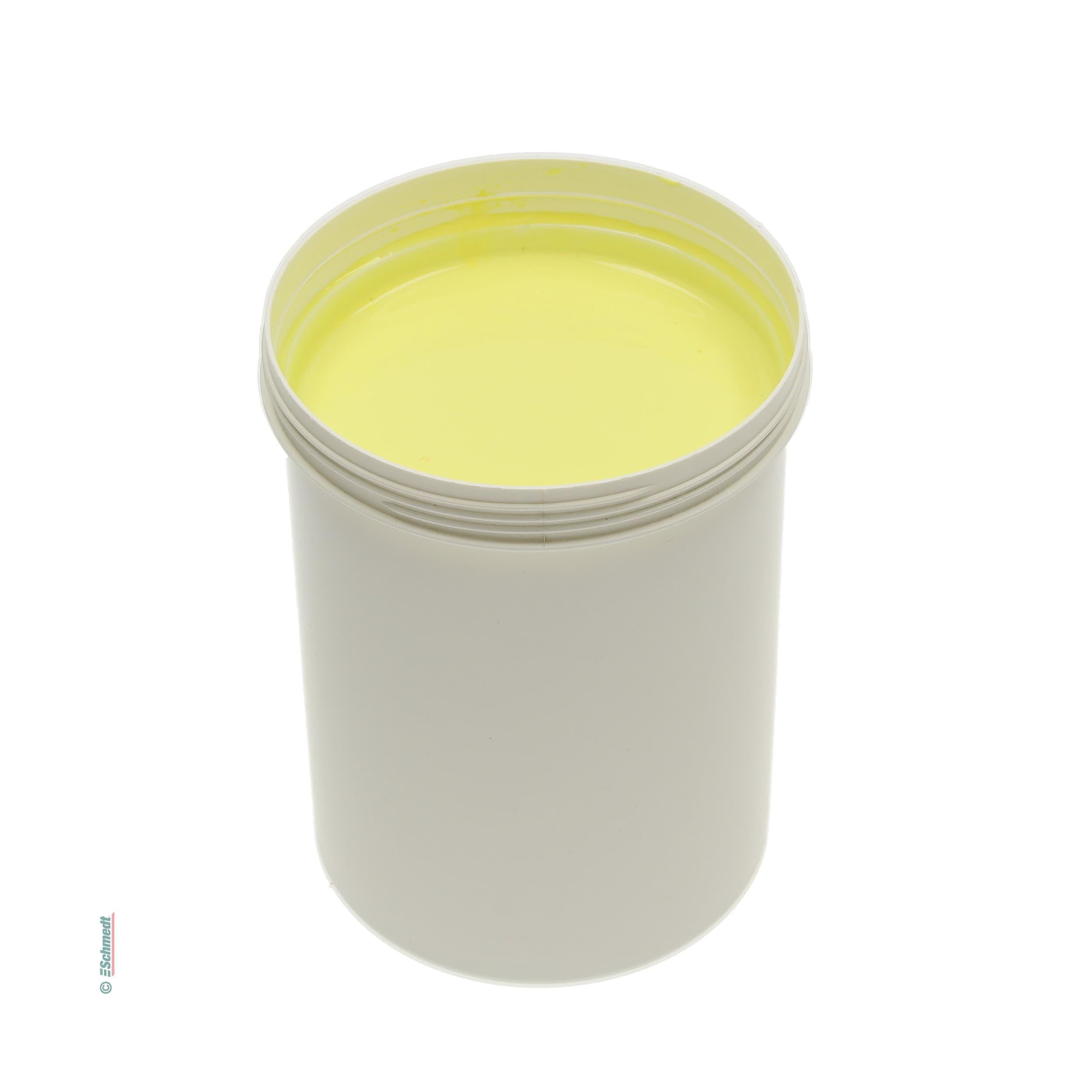 Glue dye - Colour yellow - Contents Bottle / 990 ml - to dye dispersion glues such as pad-binding or perfect-binding glue to bind note pads ... - image-1