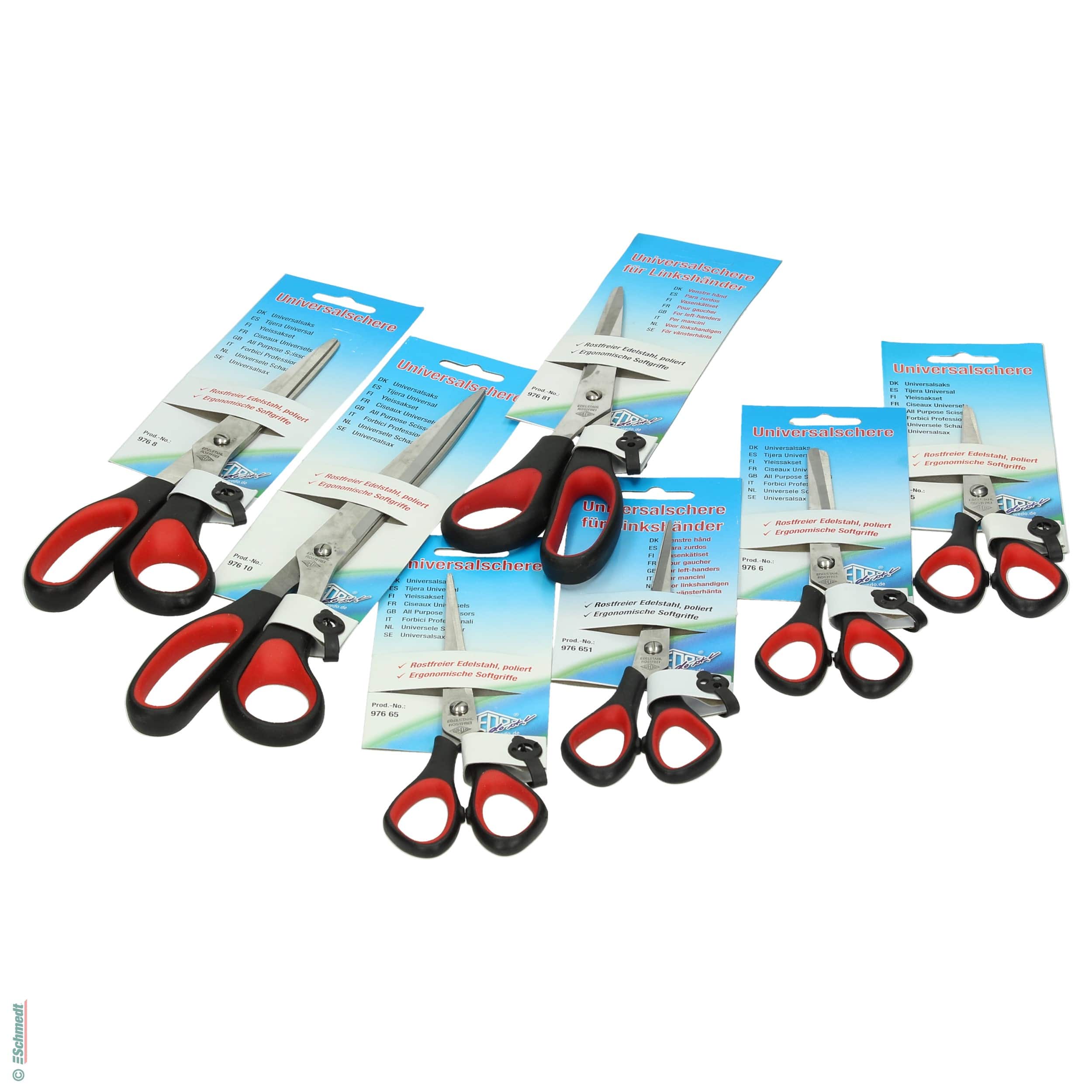 Multi-purpose scissors - with red rubber handles for comfortable grip... - image-2