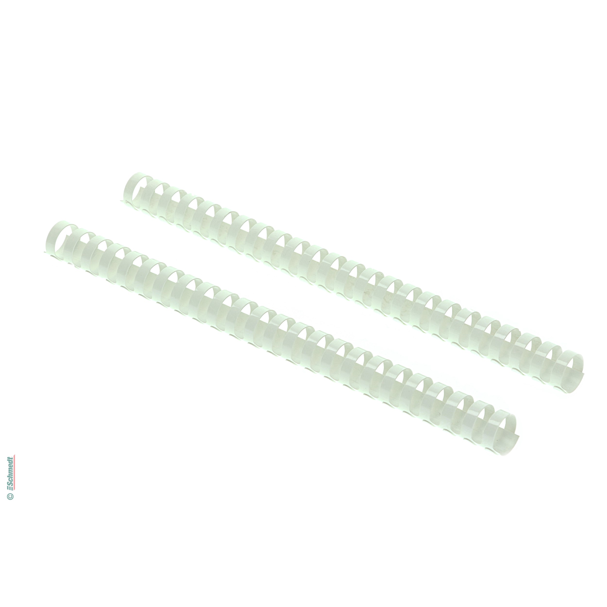 Plastic binding combs - round (limited) - to be processed in plastic-comb binding machines... - image-1