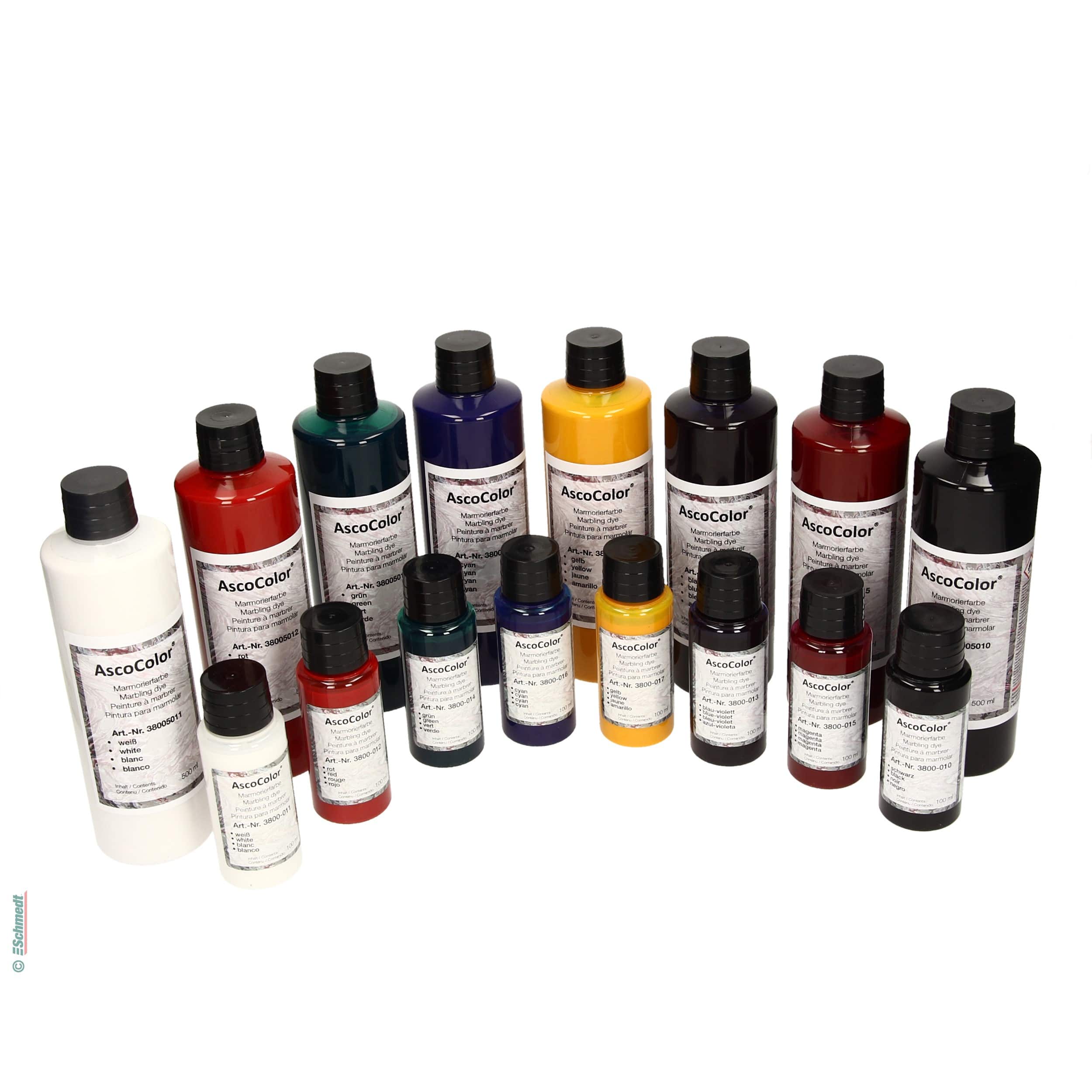 AscoColor® - Marbling dye - special dye on oil basis - to produce marbled papers... - image-1