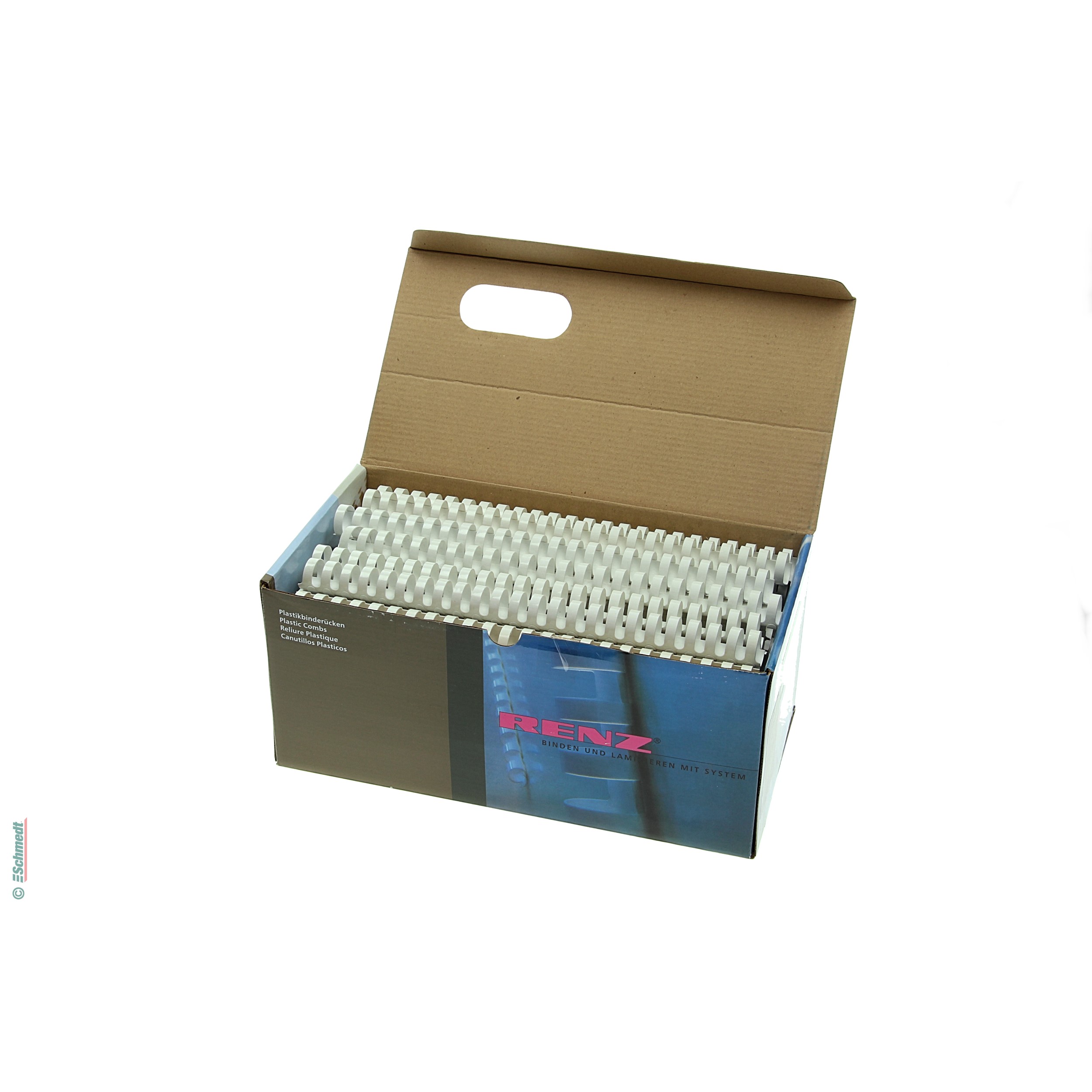 Plastic binding combs - round (limited) - to be processed in plastic-comb binding machines... - image-2