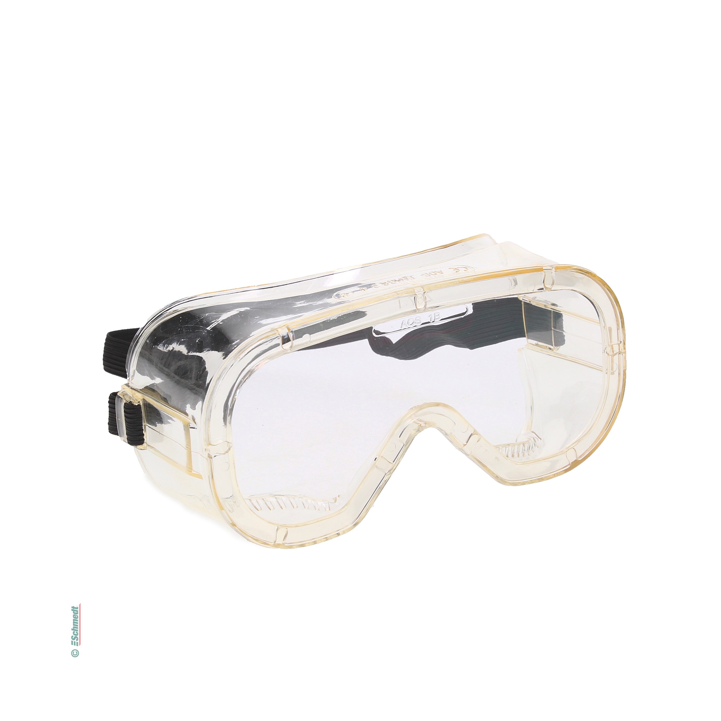 Goggles (full sight) - with indirect airing - protects against chemicals, dust, splashes...
