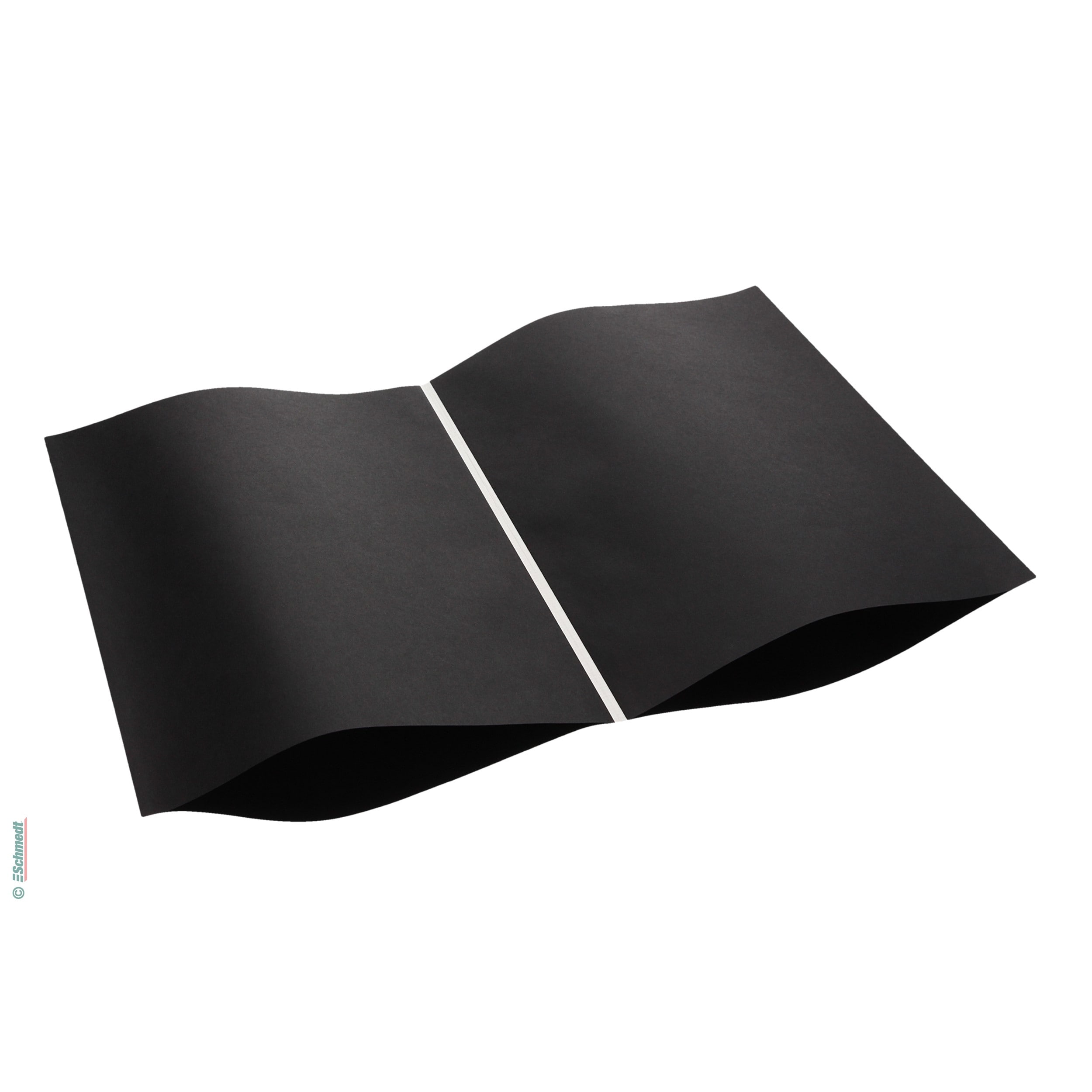 PräziCover - coloured, smooth - Colour black - Book block thickness (in mm) 7,6 - 10,5 - to produce book blocks with real endsheets for hard... - image-1