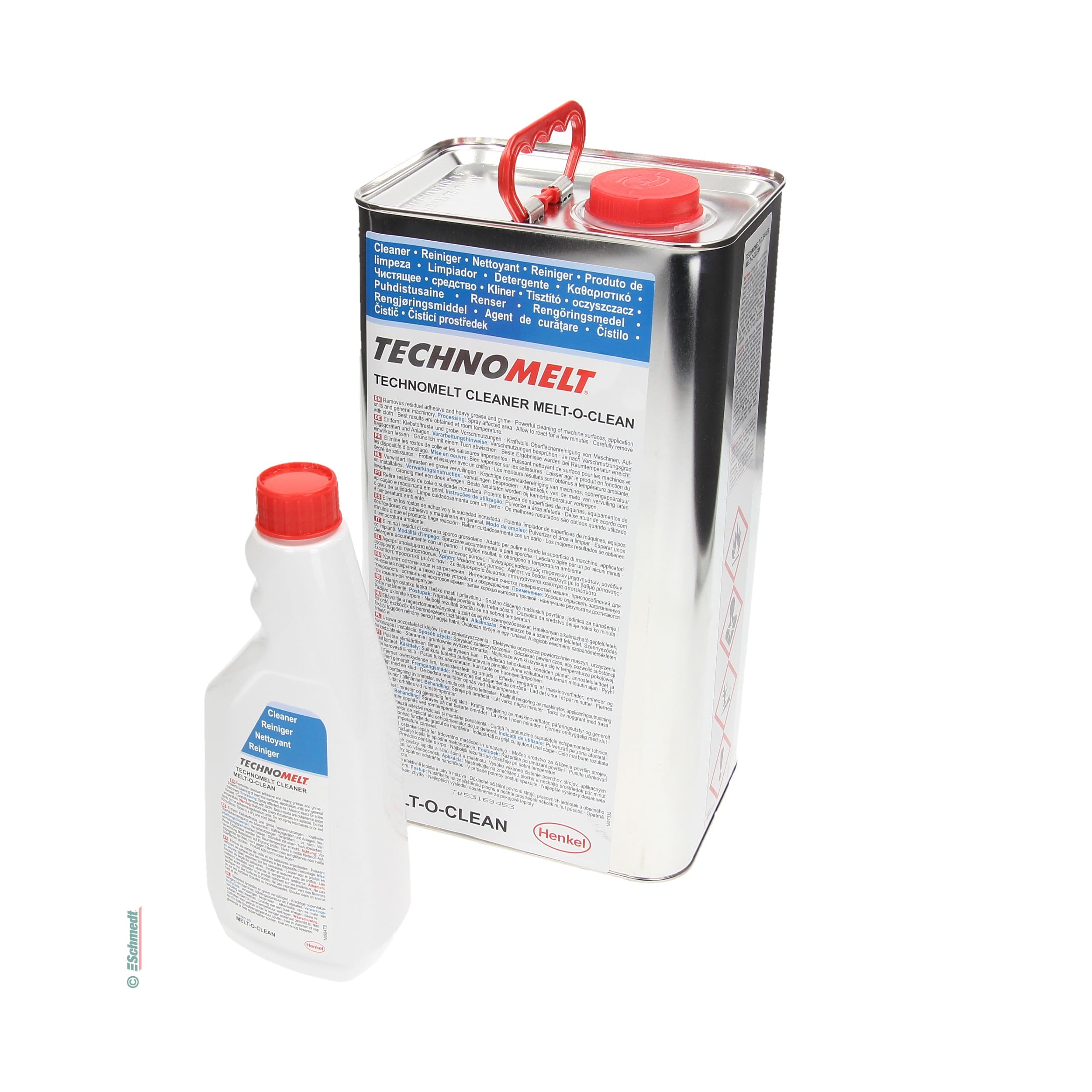 Melt-O-Clean - Cold-cleaning agent - to remove persistant stains, especially dispersion and hotmelt glue residues...